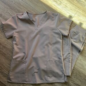 Mandala Women’s Khaki Scrub Set